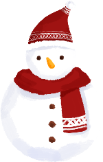 雪人装饰装饰元素冬天冬季