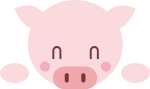 猪猪猪动物笑容猪年