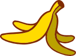 食物食品黄色香蕉皮农业