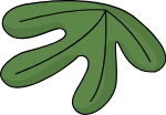 植物绿植装饰卡通绿色
