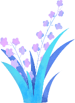 花丛淡紫色装饰植物花