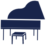 钢琴凳子音乐乐器卡通