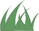 绿色草丛绿植装饰卡通