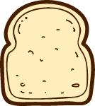 装饰元素食品餐饮面包片面包