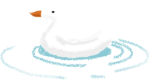手绘动物鸭子卡通装饰元素