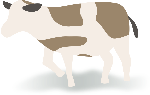 奶牛乳牛动物装饰装饰元素