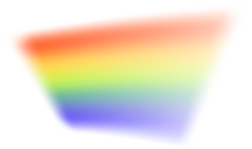 彩虹桥自然气象彩虹装饰元素
