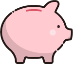 猪动物储物猪存钱罐钱