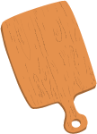 棕色切菜案板菜板厨具