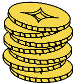 金币钱币货币装饰装饰元素