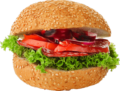 汉堡快餐食物美食产品抠图
