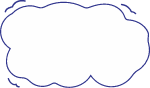 对话框聊天框气泡白云云