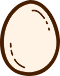 装饰元素棕色食材美食蛋