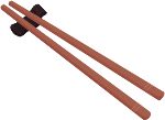 餐具工具筷子棕色