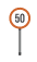 标识标志路标数字50