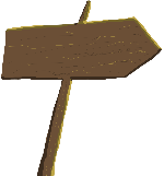 木牌指示牌路标卡通装饰