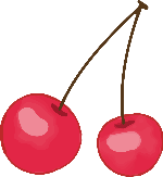 水果装饰元素卡通农业樱桃