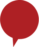 红色装饰元素对话文字框对话框