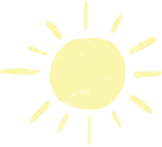 太阳手绘天气气候气象