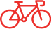 自行车单车交通工具出行简笔画
