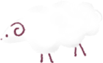 绵羊动物卡通白色生态