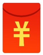 红包符号￥装饰装饰元素