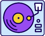音乐卡通紫色music播放器