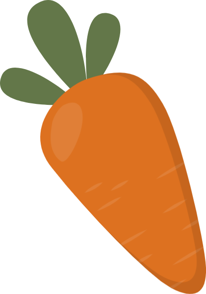 蔬菜胡萝卜生鲜手绘食物