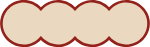 色块异形椭圆标题标题框