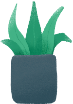 装饰元素绿植植物叶片盆栽