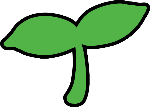 植物绿植装饰元素绿色芽苗