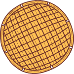 装饰棕色竹篮篮子装饰元素