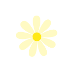 黄色装饰元素花朵花卉植物