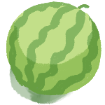 绿手绘食品农业西瓜