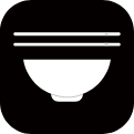 碗筷碗筷子图标标识
