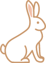 小白兔装饰元素白色可爱兔子