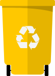 垃圾桶可回收垃圾桶装饰装饰元素可回收垃圾