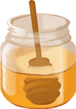 蜂蜜蜜罐搅拌棍蜜蜂商场