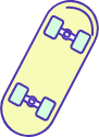 滑板装饰装饰元素滑滑板运动