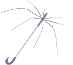 雨伞伞雨天装饰装饰元素