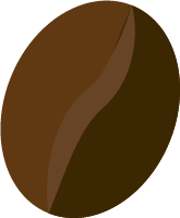 咖啡豆手绘食物食品咖啡