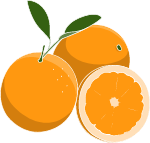 橙子橘子橙色橘色水果