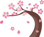樱花植物装饰装饰元素粉色