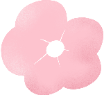花花朵装饰元素粉色卡通