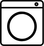 洗衣机滚筒洗衣机图标标识icon