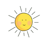 太阳拟人微笑装饰装饰元素