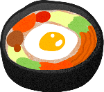 食物美食石锅拌饭食品卡通