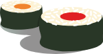 手卷寿司餐饮装饰装饰元素食品
