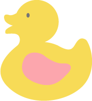 鸭子动物小黄鸭装饰装饰元素