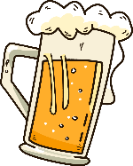 橙色啤酒沫啤酒扎啤杯啤酒杯